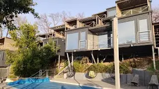 отель Grey House г.Туапсе. (Серый дом). дорога из отеля в город