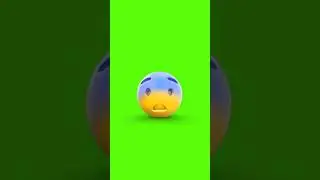 Green Screen Unwell Emoji 