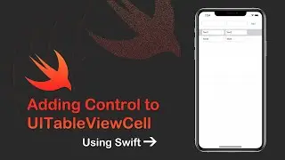 Adding Control to UITableViewCell using Swift and Storyboards