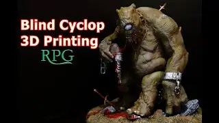 Pintando Ciclope Cego - Impressão 3D - Dicas de pintura