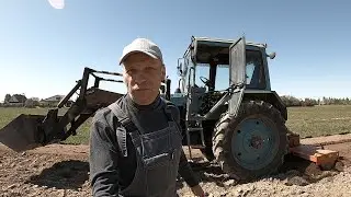 ПОЧВОФРЕЗА на МТЗ 82 в работе. Разгар посадочного сезона 2023.