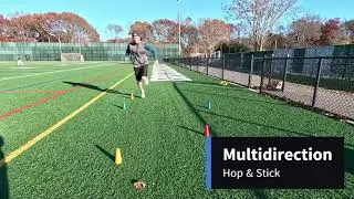 Jumping after ACL Reconstruction - Multidirectional Hop & Stick Pre Cutting Drill
