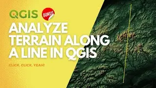 Sample terrain height along a line in QGIS