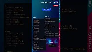Water Wave Effect in Button 
