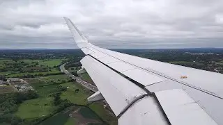 Turbulent Approach/Landing Into Birmingham (Air France A320)