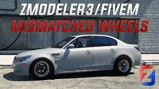 ZMODELER3 | HOW TO HAVE MISMATCHED WHEELS ON FIVEM TUTORIAL