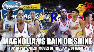 MAGNOLIA VS RAIN OR SHINE QUARTERFINALS GAME4/TOP 10 PLAYZ/BEST MOVES #viralvideo #pbaupdates #pba