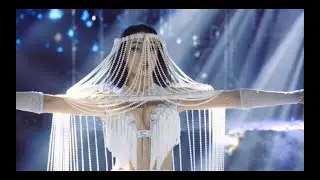 Beautiful dance of a Russian girl