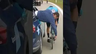 Mechanic Fixes Bike On The Go 