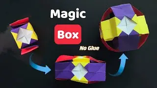 Origami Magic Box/ Fun & Easy Transformable Box/ DIY TOY/ No Glue Paper Craft