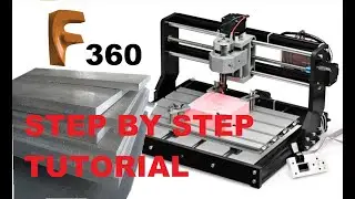 Fusion 360 G-Code Aluminum Plate Step By Step Tutorial