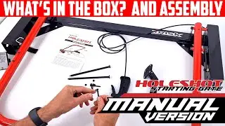 Holeshot Motocross Practice Starting Gate MANUAL VERSION - Open Box & Assembly Video By Risk Racing