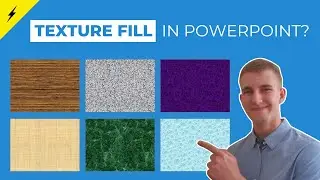 🔥How To Texture Fill in PowerPoint (you knew about it?)