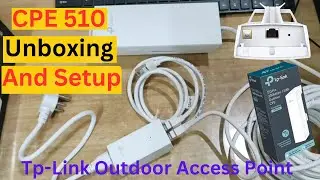Tp-Link Outdoor Access Point || CPE510 Unboxing & Setup || লং-রেঞ্জ ইন্টারনেট কভার || @InfotechAmit