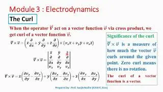Curl of a vector function