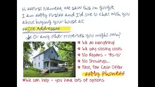 Google Street View Real Estate Investor Postcards starting at just $.369