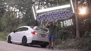 How Much Can Fit Inside a Subaru STI