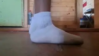 making my tyni suffer in my dirty sock 