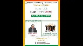 My Time To Shine | Black History Month Concert | February 17, 2024