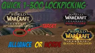 Quick 1-300 Lockpicking Guide | World of Warcraft