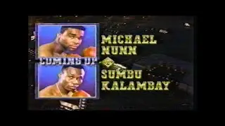 Michael Nunn vs Sumbu Kalambay