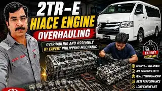 Toyota Pickup || HIACE || COASTER  2TRE engine overhauling Assembly 