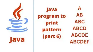 Java program to print pattern (part 6)