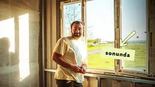 KONTEYNER EV YAPIMI - Sonunda Pencereleri Taktık!