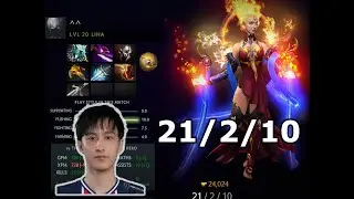 Dota 2 : Ame (Lina) Carry Pro Gameplay