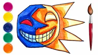БЕЗУМНЫЙ АНИМАТРОНИК Солнце и Луна | How to draw