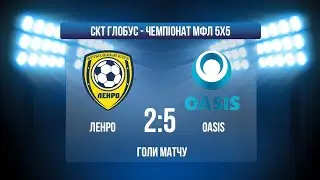 МФЛ ФУТЗАЛ 5Х5 І ЛЕНРО - OASIS I ГОЛИ МАТЧУ
