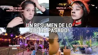 Un pequeño RESUMEN de lo que ha PASADO! ☺️ Ya NO se que HACER con ELLAS 😩 NUESTRO HALLOWEEN 🎃