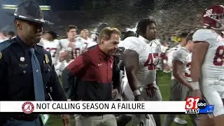 Alabama not calling season the 2024 season a failure