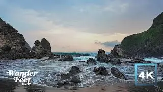4K Indonesia Immersive Walk | Payangan Beach, East Java | MOST RELAXING Beach Destination