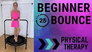 25m Rebounding Routine for Beginners | Flexibility & Mobility At Home Workout on a Trampoline 8/16