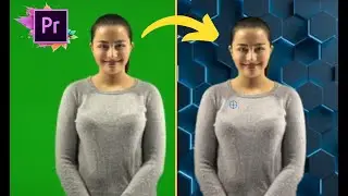 How to Remove Green Screen Video Background in Premiere Pro Tutorial