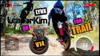 LEAPERKIM LYNX or INMOTION V14 for the trails? Comparing two of best off-road EUC. New Insta 360 X4.