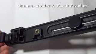 iShoot Camera Holder & Flash Bracket IS-All Off Camera Swivel Flash Bar Mounting Bracket