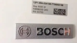 Газовый котел BOSCH  gaz 6000w ремонт платы управления