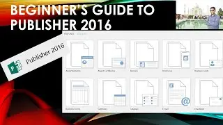 The Beginner's Guide to Microsoft Publisher 2016 [MS Publisher in 8 mins _How to use Publisher Part1