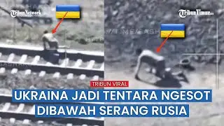 Detik-detik Tentara Ukraina Merangkak Ketakutan Saat Dikepung Serangan Rusia