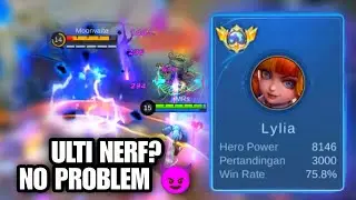 LYLIA 3000 MATCH GAMEPLAY 😈 | BEST BUILD LYLIA 2023 | BUILD LYLIA NEW PATCH - Lylia Gameplay