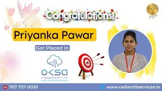 🎉 Celebrating Success: Priyanka Pawar Lands Dream Role as Salesforce Developer at OKSA IT Services!🚀