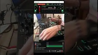 mixing in roland dj 202 some trance music! 