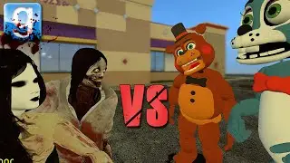 ANIMATRONICS vs CREEPY PASTAS | Gmod Sandbox Fun