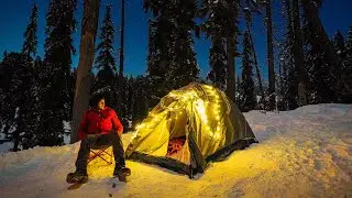 Winter CAMPING in -20 degrees | Gulmarg Kashmir 🥶🥶