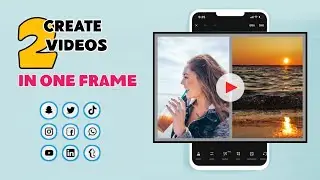 How to Create Two Videos in One Frame (Two In One Video For TikTok, Instagram & Facebook)
