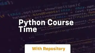 python course time