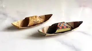 How to make a paper boat that floats | DIY origami boat making tutorial | Easy paper crafts