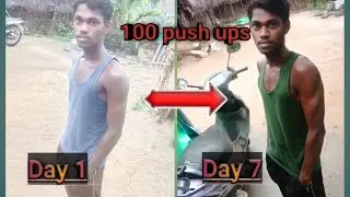 100 push ups a day ( 1week ) | what will happen | #villageboykaviyan #7daystamil
